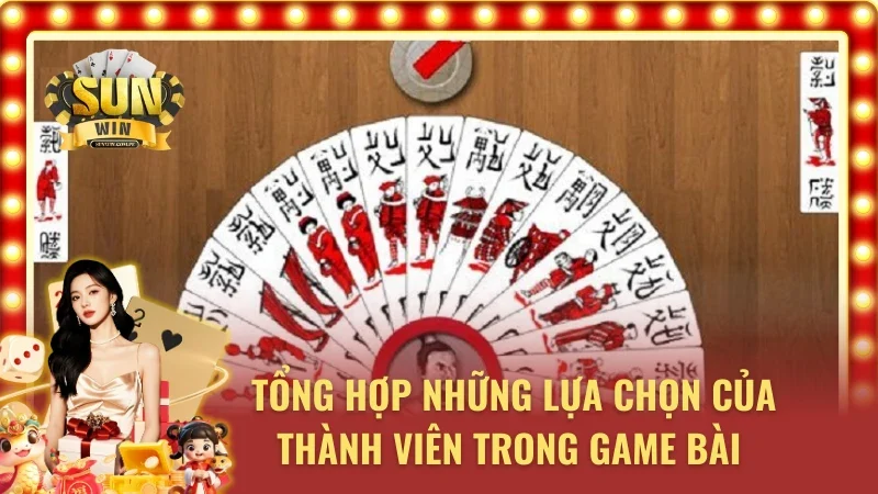 Các quyết định của người chơi khi trải nghiệm Chắn Sunwin