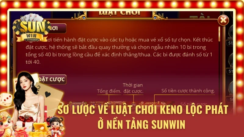 Luật chơi Keno lộc phát ở Sunwin đọc cực dễ là hiểu ngay 