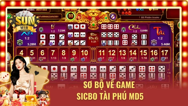 Tìm hiểu sơ lược về game Sicbo tài phú MD5 