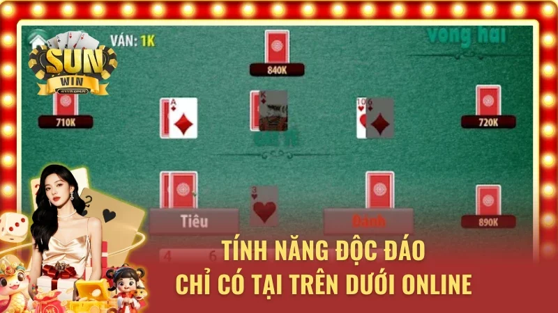 Tích hợp các tính năng thú vị trong game mini Trên Dưới 